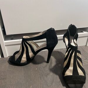 Black Strappy Heels